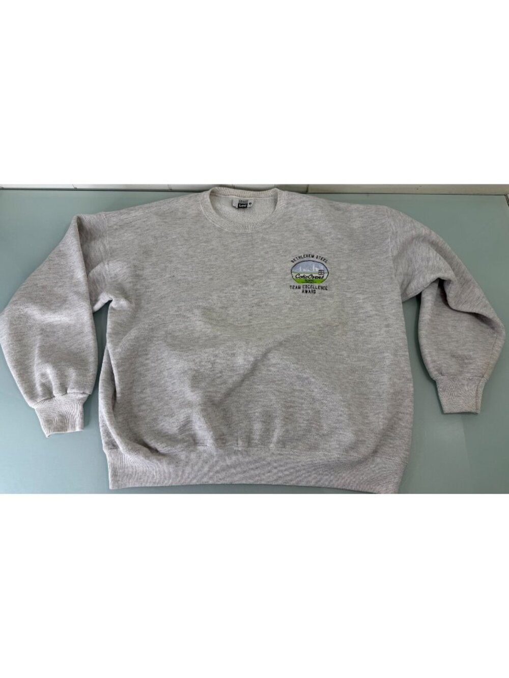 Vintage Bethlehem Steel Coke Ovens Pullover Sweatshirt XL Lee Heavyweight USA